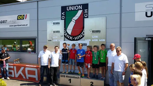 Personengruppe bei „16. Internationale Kindervierschanzentournee 2014 in Hinzenbach (AUT)“