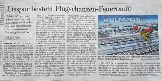 Dokumentdarstellung zu „Neue Generation der Anlaufspuren erlebt beeindruckende Feuertaufe“