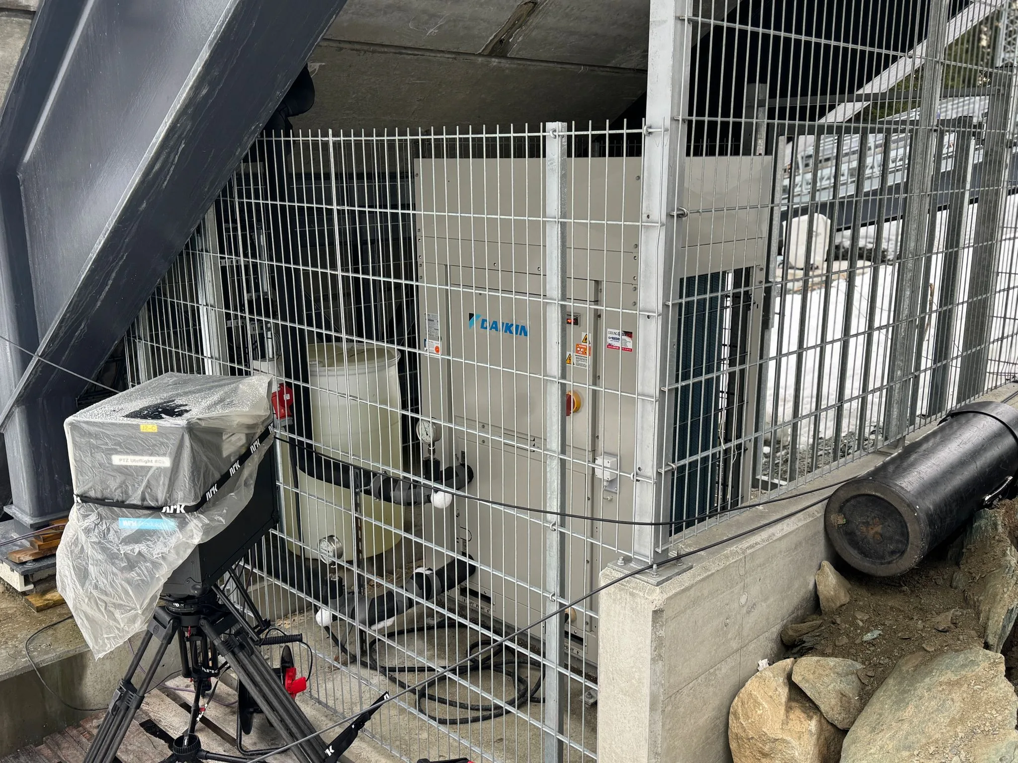 Technische Anlage im Freien