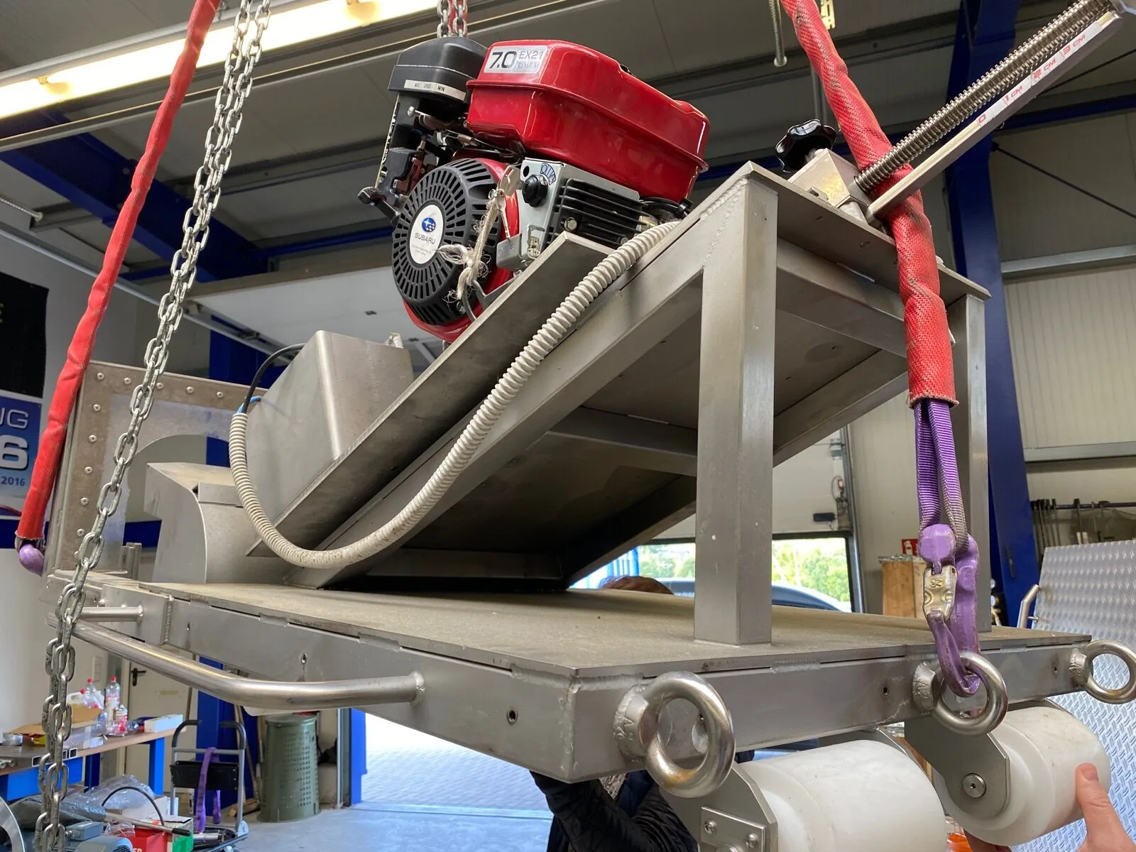 Technische Anlage im Freien