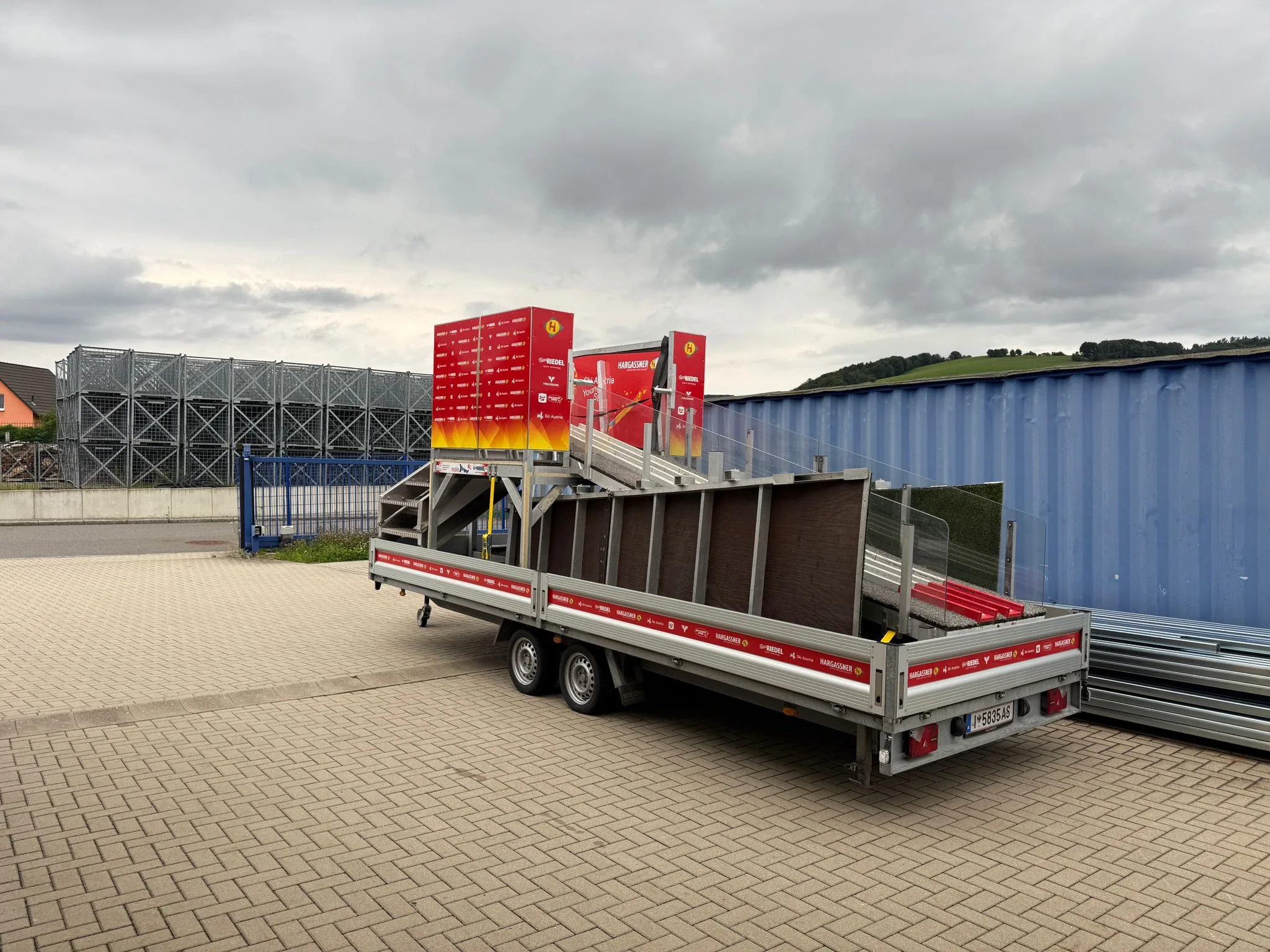 Technische Anlage im Freien
