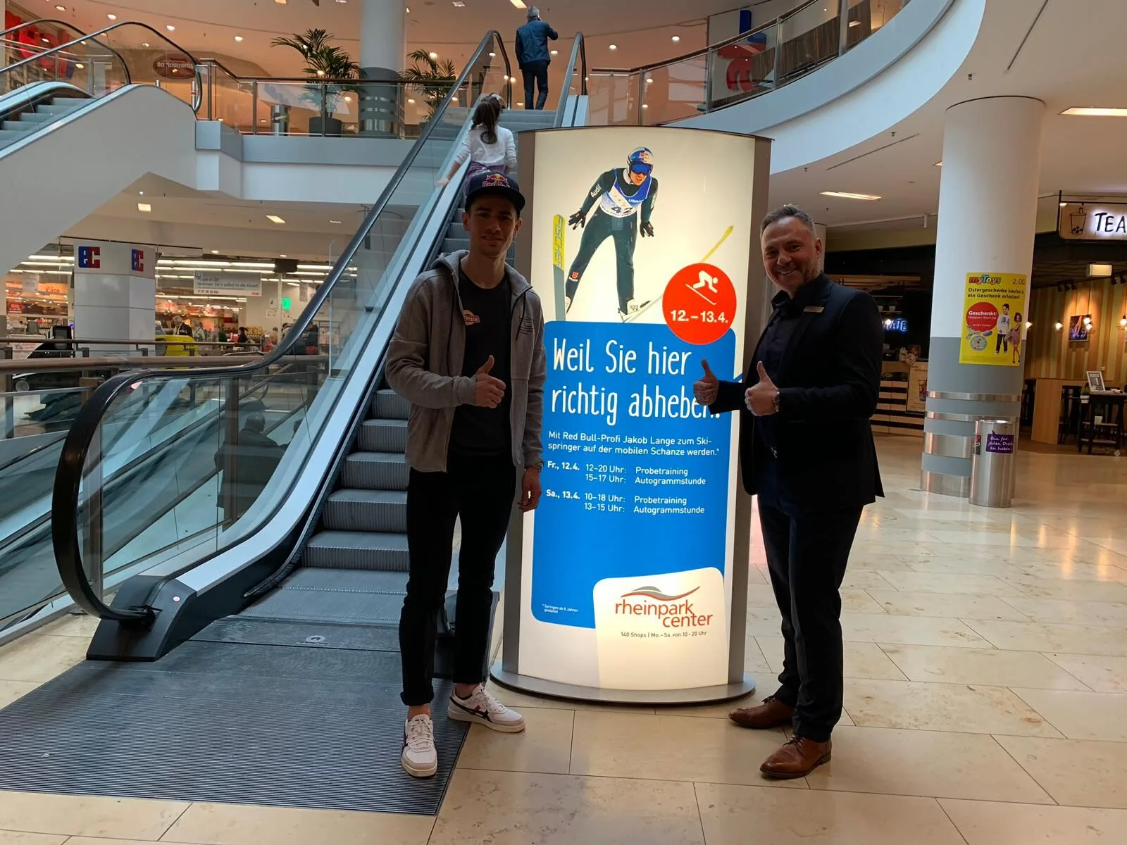 Personen im Umfeld von „Shop and Jump voller Erfolg!“
