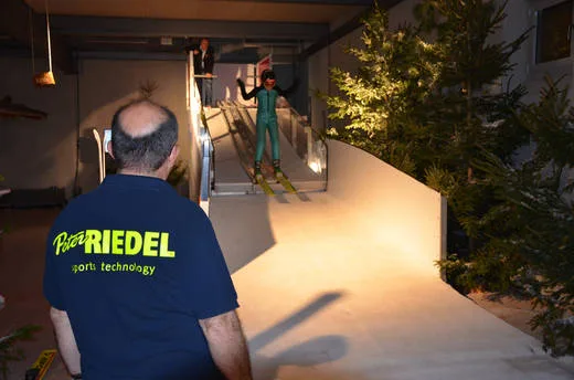 Personen im Umfeld von „K4-Schanze bei offiziellen Wintersportlerempfang von Viessmann zu Gast“