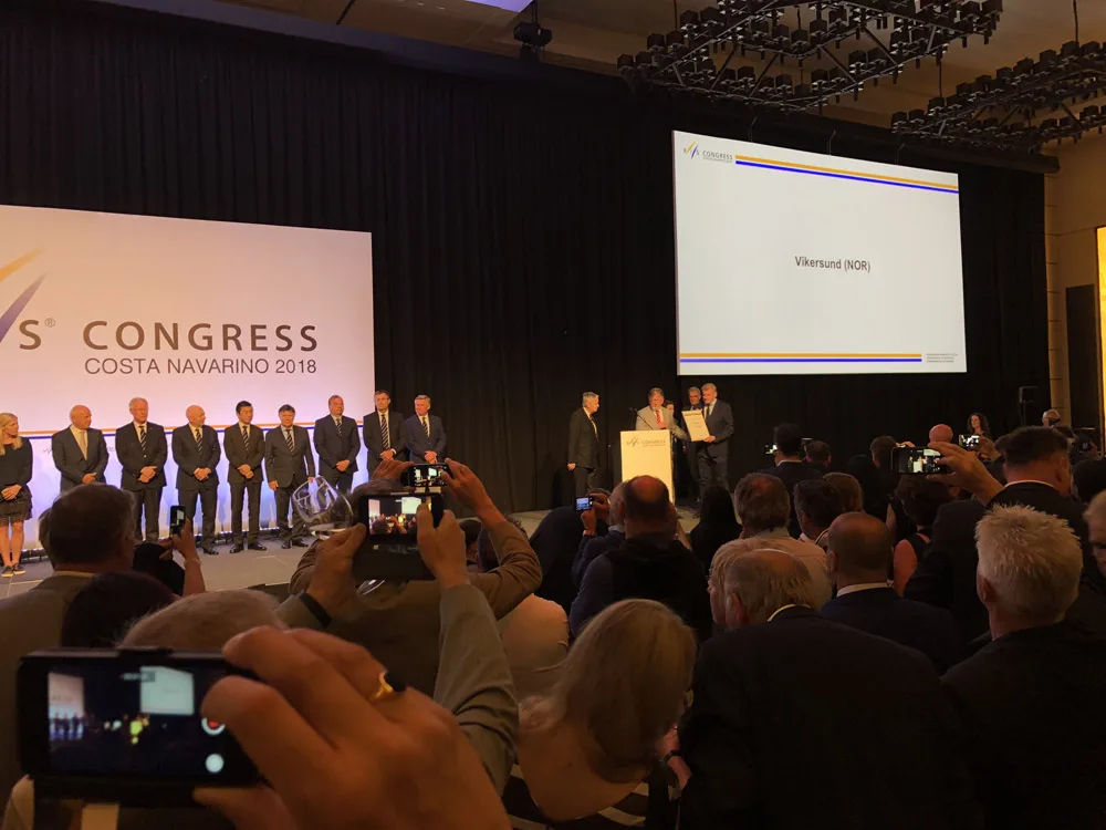 Personengruppe bei „Tag 5 - 51. FIS-Kongress in Costa Navarino (Griechenland)“